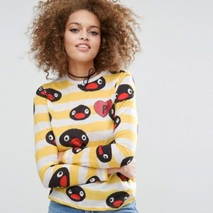 ASOS x PINGU T Shirt w/Stripe Print by Phiney Pet